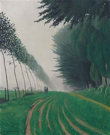 EFFET DE BRUME, HONFLEUR by Félix Vallotton